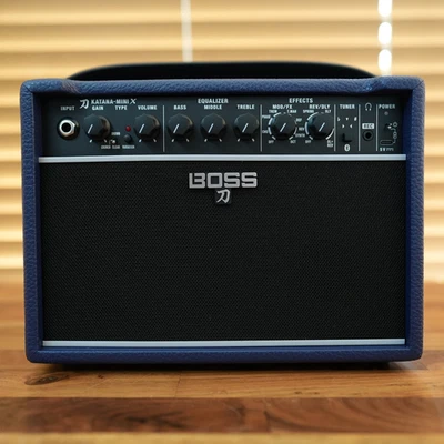 BOSS KATANA-MINI X BLUE Guitar Amplifier - Image 1 of 4