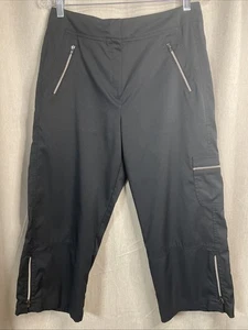 Tail Tech Performance Golf Capri – schwarz/mehrere Reißverschlusstaschen – Damengröße 8 - Bild 1 von 4