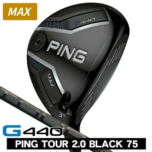 PING G440 MAX Fairway Wood 9w / PING TOUR 2.0 BLACK 75 X - Picture 1 of 6