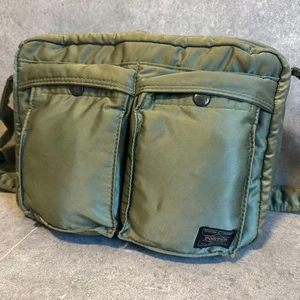PORTER Tanker Sage Green 2Layer Shoulder Crossbody Bag Yoshida Japan Rare Used - Bild 1 von 17