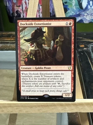 MTG *Dockside Extortionist X1* (LP) Commander 2019 Magic the Gathering Free Ship - Image 1 of 2