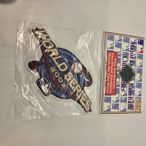 Toppa maglia manica logo World Series 2002 Anaheim Angels San Francisco Giants - Foto 1 di 3