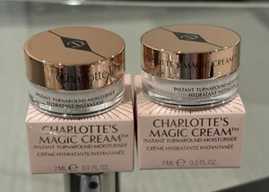 2X Charlotte Tilbury Charlotte’s Magic Cream 7ml/0.2oz each - Picture 1 of 2