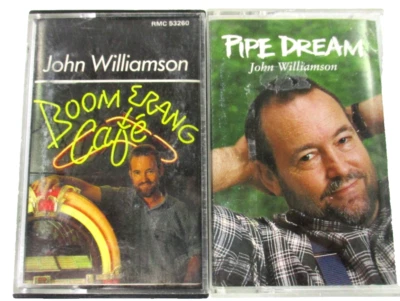 John Williamson Boomerang Cafe and Pipe Dreams Cassette Tapes Festival and EMI - Image 1 of 4