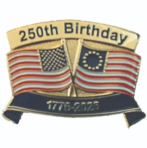 Let s Celebrate America s 250th Birthday 1776-2026 Lapel Hat Tie Pin