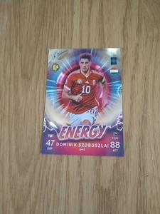 Topps Match Attax EURO 2024 Dominik Szoboszlai Energy Card #GM5 - Picture 1 of 1