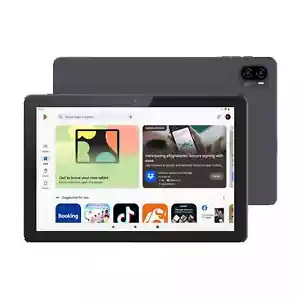 Laser 10 inch 4G Tablet Bundle w/ Earbuds & Case - Android 13, Long Battery - Picture 1 of 12