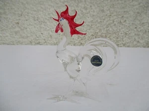 BACCARAT ANCIENNE SCULPTURE COQ en CRISTAL Soufflé décor - Picture 1 of 10