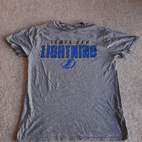 Tampa Bay Lightning Shirt Adult S NHL Apparel Hockey Bolts Men Cover