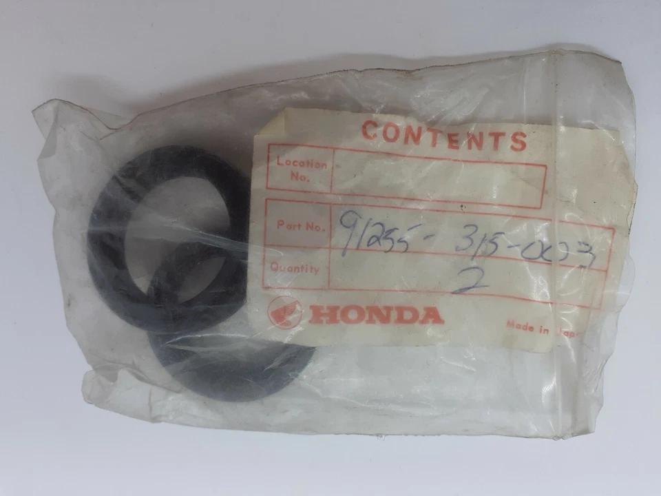 Honda Fork Seals 91255-315-003, ca160 cb175 cl160 cl175 ss125 cl125 - Image 1 of 1