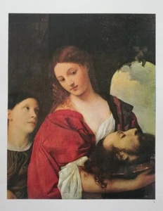 Clipping Ritaglio Illustrazione SALOMÈ CON LA TESTA DEL BATTISTA Tiziano - Picture 1 of 1