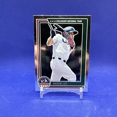 Brooks Lee 2022 Panini Stars & Stripes USA Baseball Collegiate Team #17 - Image 1 of 2