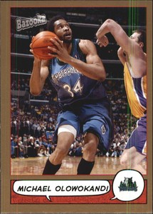 2004-05 (BKB) Bazooka Gold #136 Michael Olowokandi