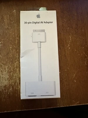 OEM Apple 30-Pin Digital AV HDMI Adapter MD098ZM/A Genuine NEW - Image 1 of 4