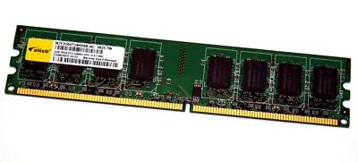 2 GB DDR2-RAM 240-pin 2Rx8 PC2-6400U non-ECC   'Elixir M2Y2G64TU8HD6B-AC' - Image 1 of 2