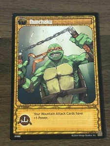 2004 Teenage Mutant Ninja Turtles Sammelkartenspiel 1. Auflage Nunchaku - Bild 1 von 2