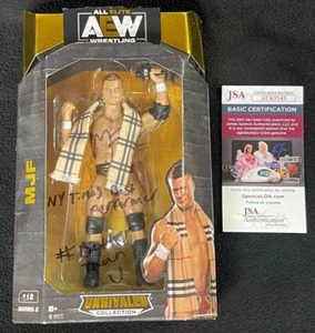 MJF signierte & mehrfach beschriftete AEW Serie 2 Actionfigur JSA COA - Bild 1 von 3