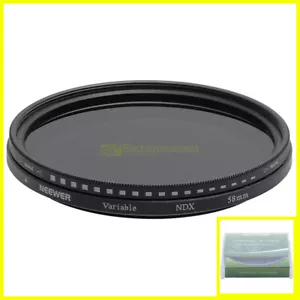 58mm.Filtro Fader Vari-neutral density. ND a densità variabile da +2 a +10 stop. - Picture 1 of 3