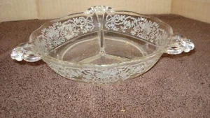 fostoria glass "Corsage Etch (539) - Picture 1 of 3