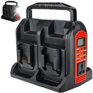 350W Mobile Power Inverter 110/120V For Milwaukee 18v Li-ion Battery For Camping - Picture 1 of 9