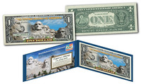 MOUNT RUSHMORE NATIONAL MEMORIAL MOUMENT Legal Tender U.S. $1 ONE-DOLLAR Bill