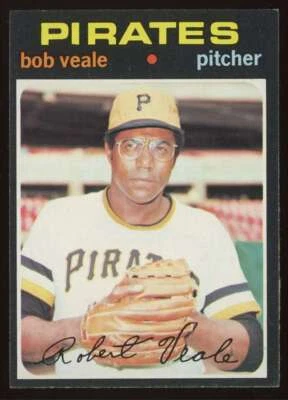 1971 Topps Bob Veale #368 Pittsburgh Pirates Baseball Card MLB NM Near Mint - Image 1 of 2