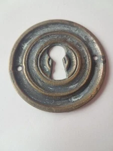 Antikmöbel Schloss Schlossblende Blende Möbel Möbelbeschlag Beschlag 52 mm - Bild 1 von 1