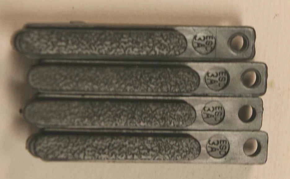 ESD Coin Push Chute Blank Insert Replacements Qty. 4 for 1 Part 21216