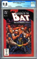 Batman: Shadow of the Bat #1 CGC 9.8 WP 1992 3789517006 1st Arkham & Zsasz