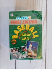1993 Fleer Final Edition Baseball Trading Cards (New Factory Sealed)