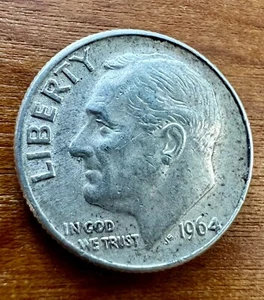 🔥 1964-D ROOSEVELT SILVER DIME DDO Obverse Date ERROR 🔥 - Picture 1 of 8