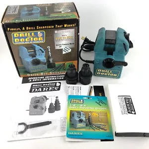 Drill Doctor 500SP Drill Bit Sharpening Machine with (2) Chucks & Box USA Darex - Picture 1 of 17
