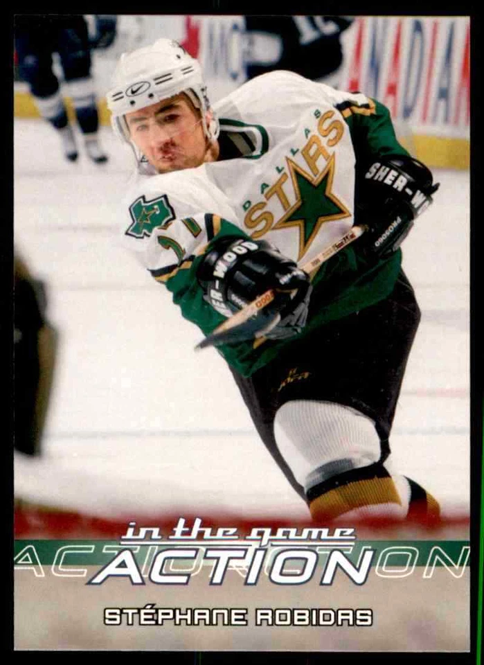 2003-04 In The Game Action Stephane Robidas #185 - Image 1 of 2