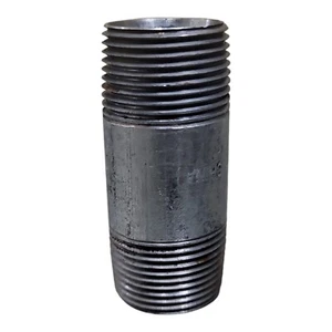 1" x 3" Galvanized Steel Nipple NPT Malleable - Picture 1 of 3