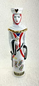 Vintage 1969 Ezra Brooks QUEEN OF HEARTS Decanter *EMPTY* Heritage China Vtg - Picture 1 of 9