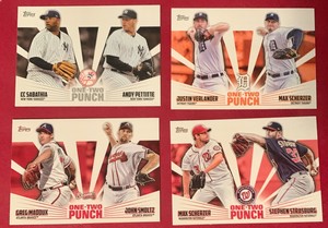 2023 Topps Series 1 -ONE-TWO PUNCH Inserts - Pick Your Card(s)- BUY MORE & SAVE!