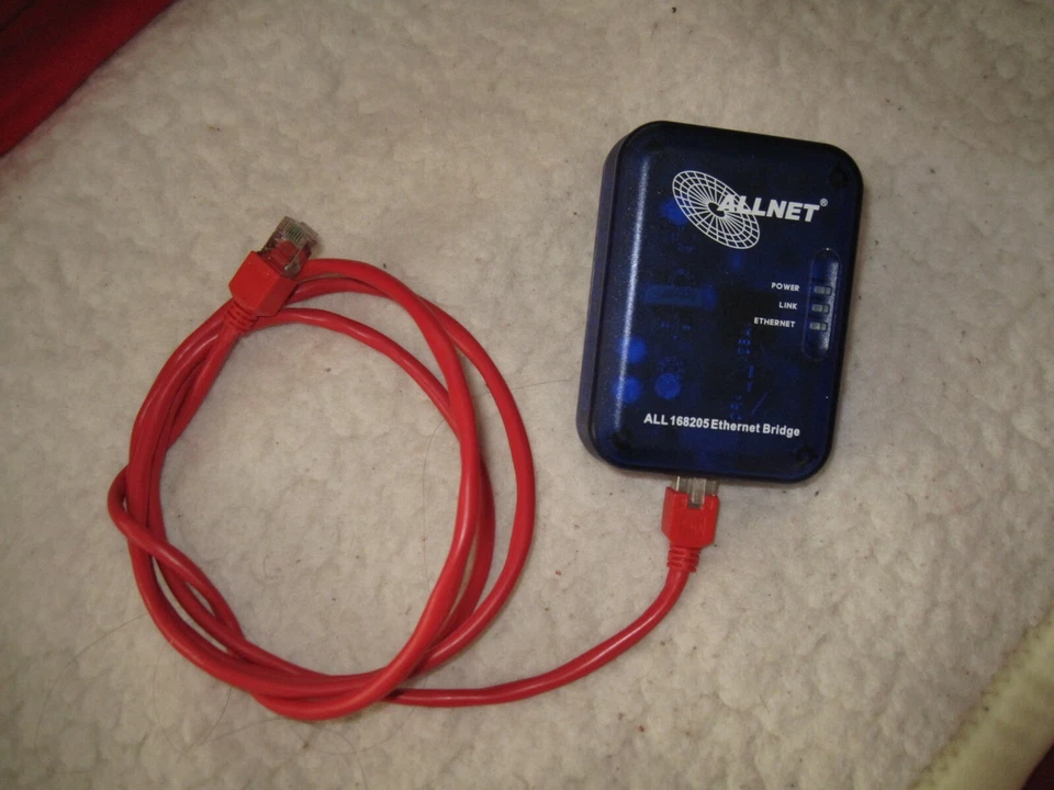 Allnet All 168205 Powerline Ethernet Bridge 85 Mbps Powerlan Wlan Adapter - Bild 1 von 1