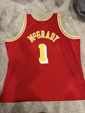 Tracy McGrady 2004 Rockets Mitchell & Ness HARDWOOD CLASSIC Swingman Jersey 4XL Cover