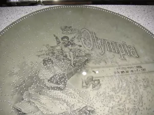 Olympia 52cm Blechplatte Spieluhr Spieldose clock antique music box disc 20 1/2" - Bild 1 von 12