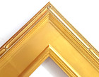 11 X 14 GOLD LEAF FLAT PANEL STANDARD PICTURE FRAME CLOSED CORNERS 3 1/2