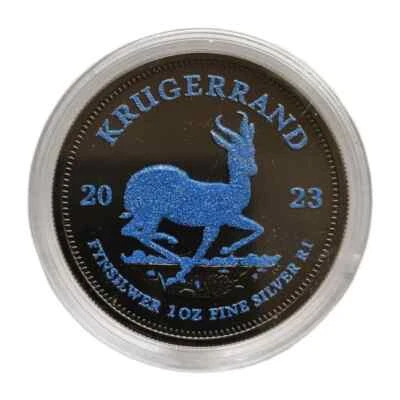 1 UNZE 999 SILBER - AFRIKA KRÜGERRAND / SPRINGBOCK - SILBERMÜNZE - SILBERBARREN - Bild 1 von 4