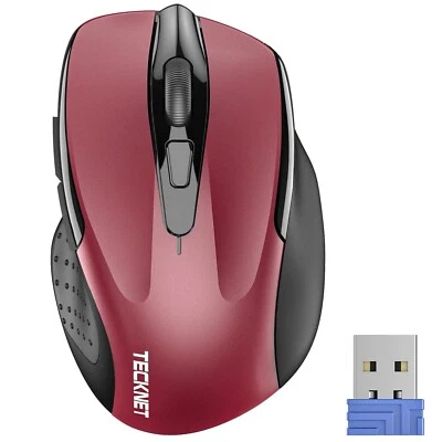 TECKNET Wireless Mouse 2.4GHz Ergonomic Computer Mouse Portable Cordless Mice... - Image 1 of 4