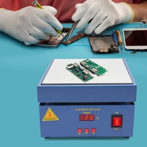 Elektronische Heizplatte 800 W, 200x200 mm – präzise Temperaturwahl Reflow-Löten - Bild 1 von 12