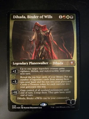 Dihada, Bin der of Wills NM FOIL THICK STOCK Commander: Dominaria United MTG - Image 1 of 3