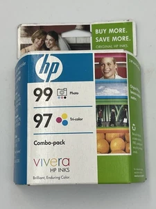 HP 99/97 Combo Pack Trójkolorowy/czarny wkład atramentowy NOWY zapieczętowany wygasł listopad 2008 - Zdjęcie 1 z 2