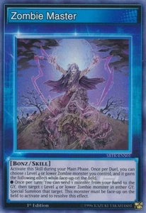 Tarjeta Yu-Gi-Oh - SBTK-ENS01 - ZOMBIE MASTER (TARJETA DE HABILIDAD) (holo súper raro) - casi nueva/muy buena - Imagen 1 de 1