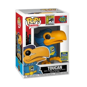 Funko Pop! Figura de vinilo exclusiva de la Convención de Verano Ad Icons Toucan #102 SDCC 2020 - Imagen 1 de 1