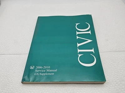 2006 2007 2008 2009 2010 Honda Civic GX Service Manual Supplement OEM Repair - Image 1 of 4