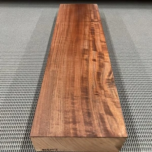 CW328 Curly Claro Walnut Billet Block Carving Craft Knife Handle Call 24.25" - Picture 1 of 11