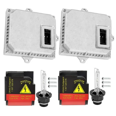 Fit 2005-2009 VW Jetta Xenon Headlight Ballast Control Module w/D2S Bulb Set-2 - Image 1 of 4